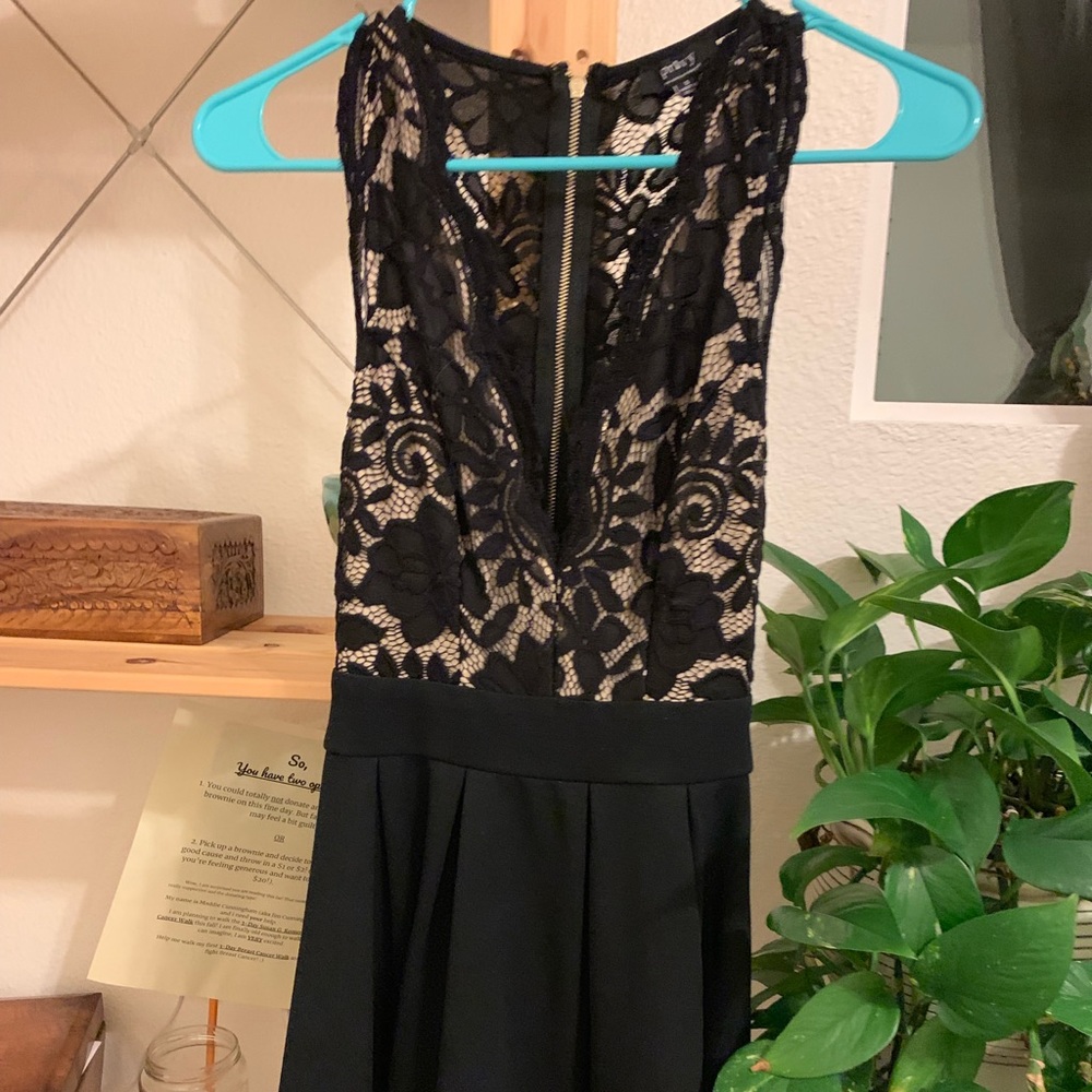 Lace mini dress